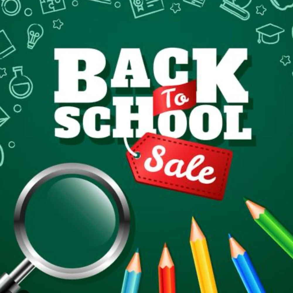 BACK TO SCHOOL SALE!